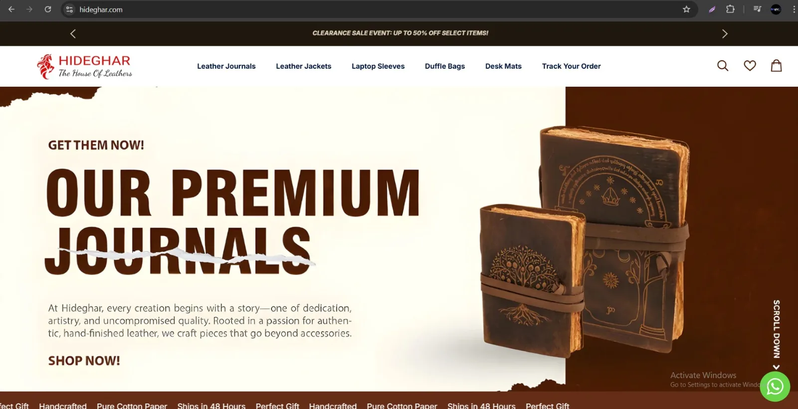 Hide Ghar website